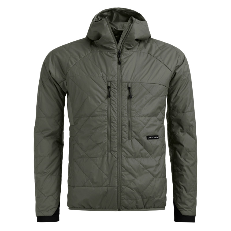 Pánská bunda Ortovox VENET SWISSWOOL 60 JACKET  - tmavě zelená