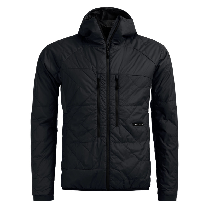 Pánska bunda Ortovox VENET SWISSWOOL 60 JACKET  - čierna
