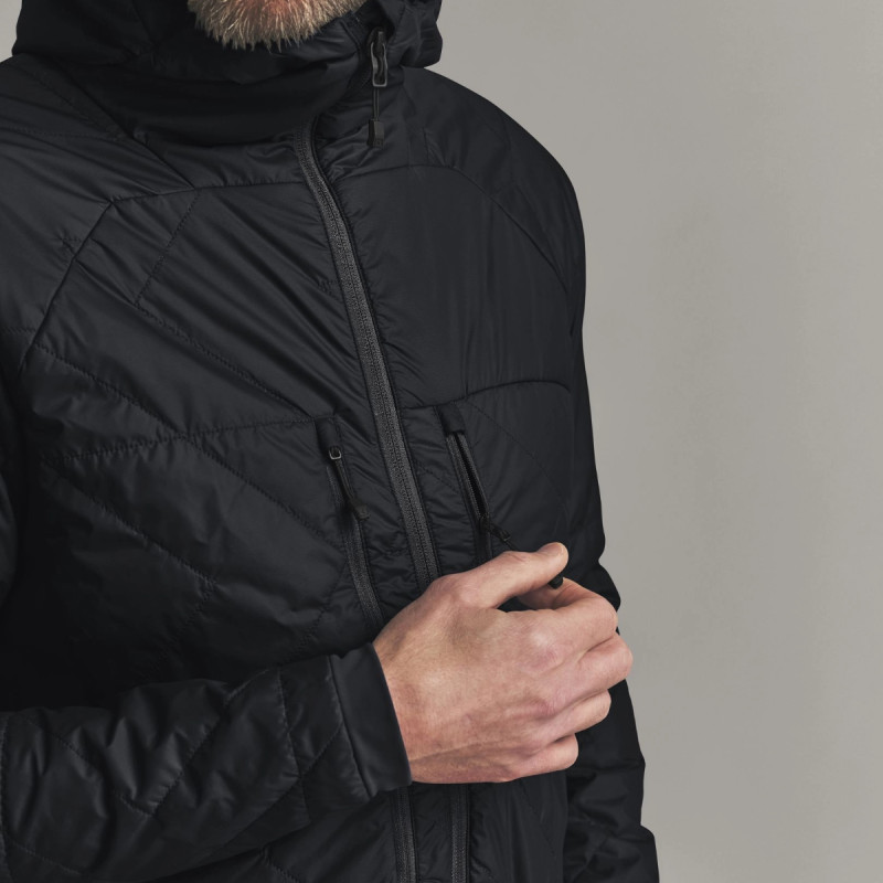 Pánska bunda Ortovox VENET SWISSWOOL 60 JACKET  - čierna