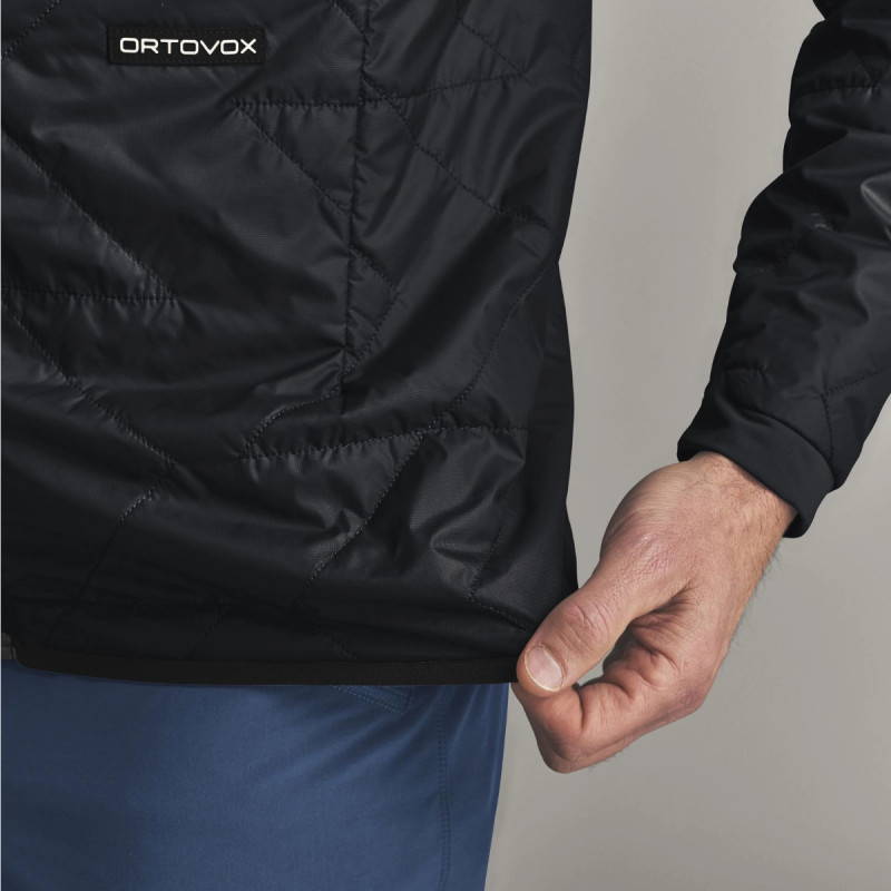 Pánska bunda Ortovox VENET SWISSWOOL 60 JACKET  - čierna