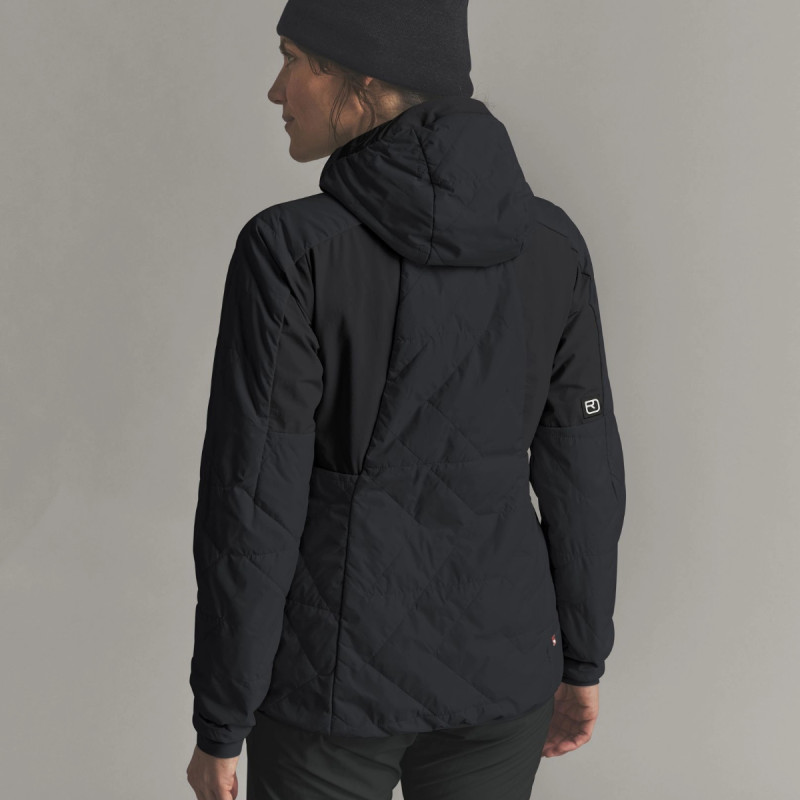 Dámska bunda Ortovox VENET SWISSWOOL 60 JACKET  - čierna