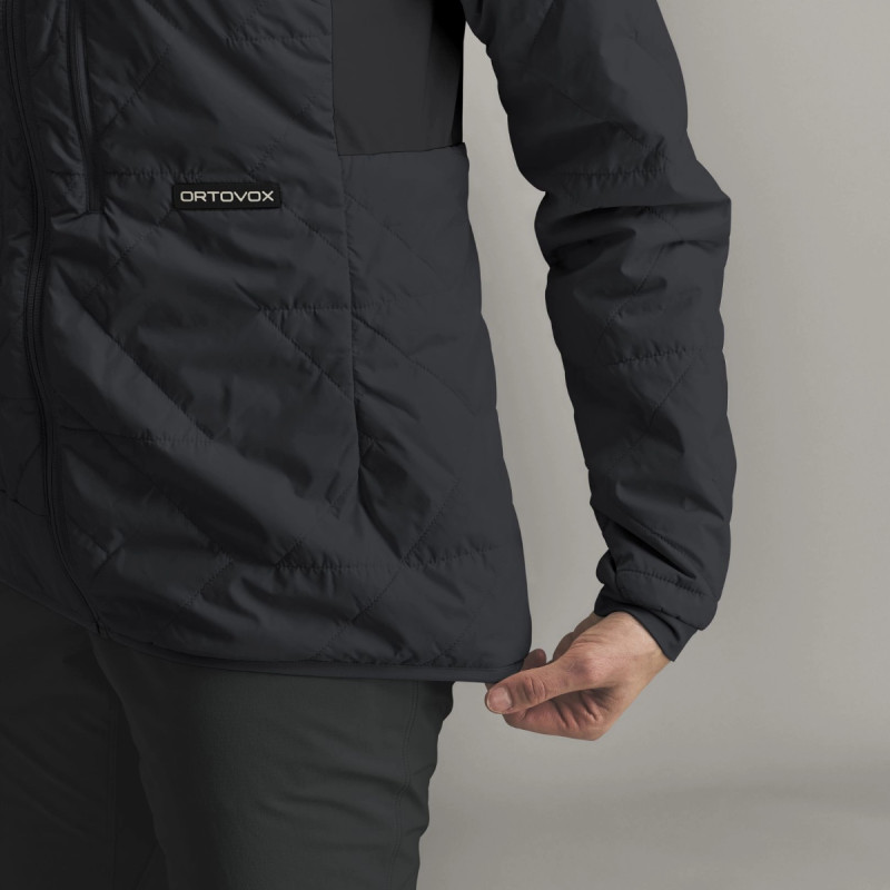 Dámska bunda Ortovox VENET SWISSWOOL 60 JACKET  - čierna