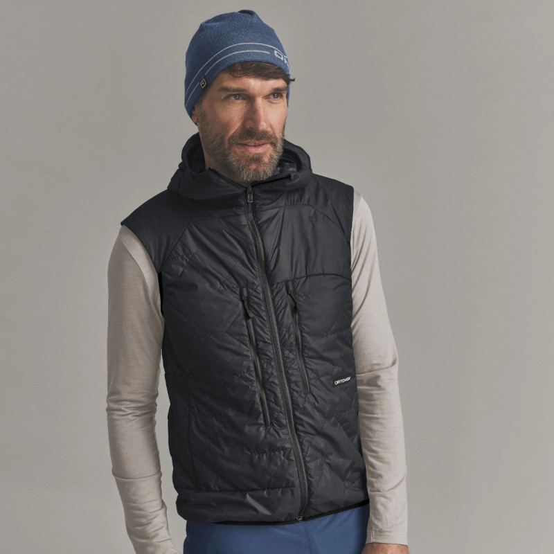 Pánská vesta Ortovox VENET SWISSWOOL 60 VEST  - černá