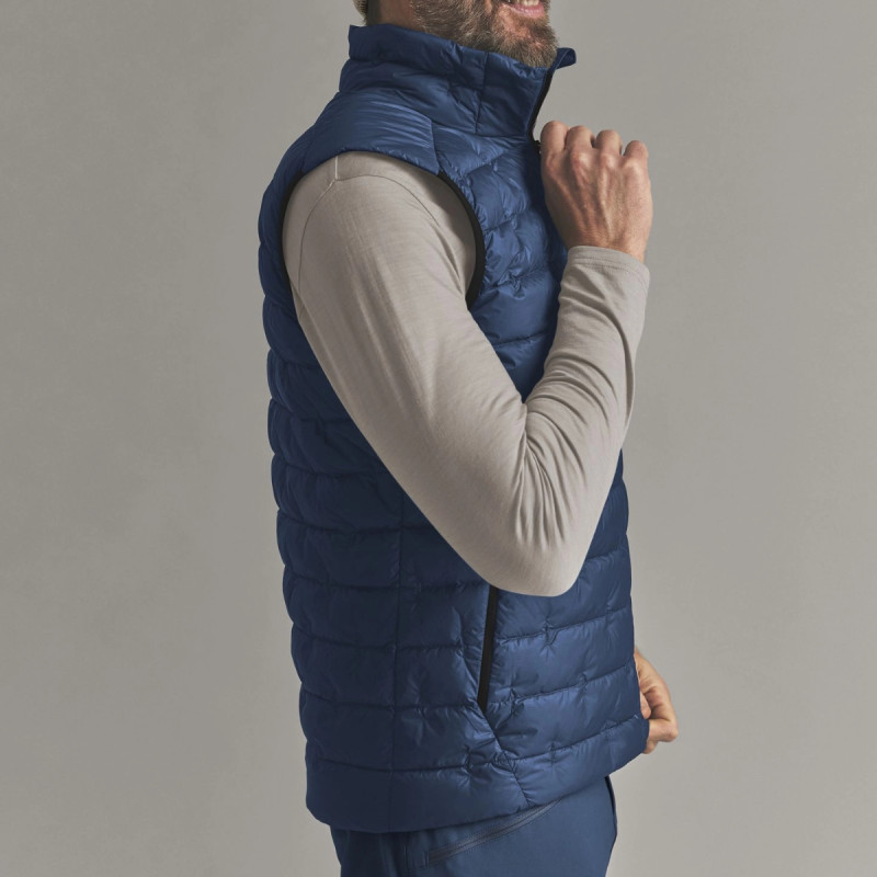 Pánská vesta Ortovox DOWNWOOL 180 VEST  - tmavě modrá