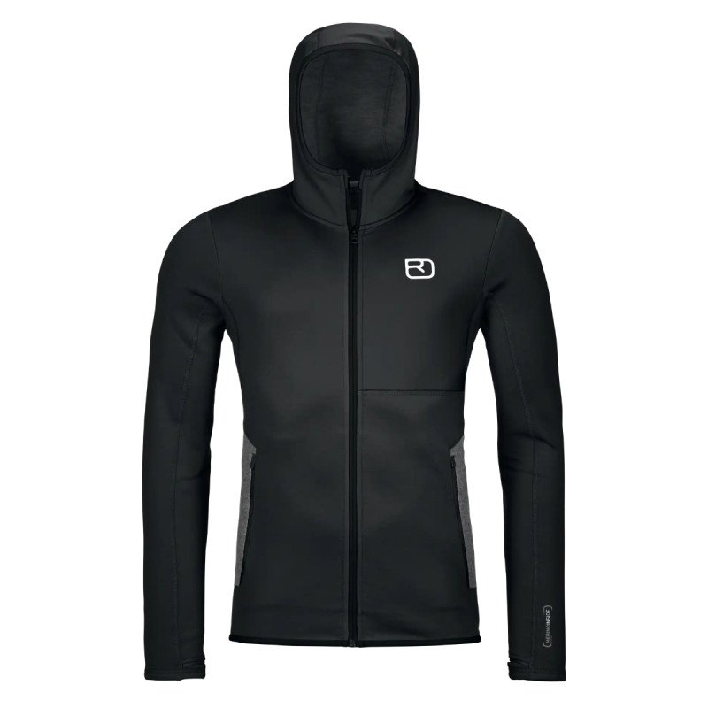 Pánska mikina Ortovox FLEECE HOODY  - čierna