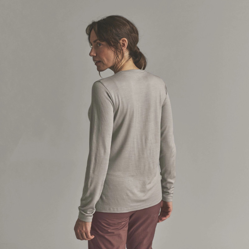 Dámské funkční tričko Ortovox 185 MERINO SUNRISE LS  - světle hnědá