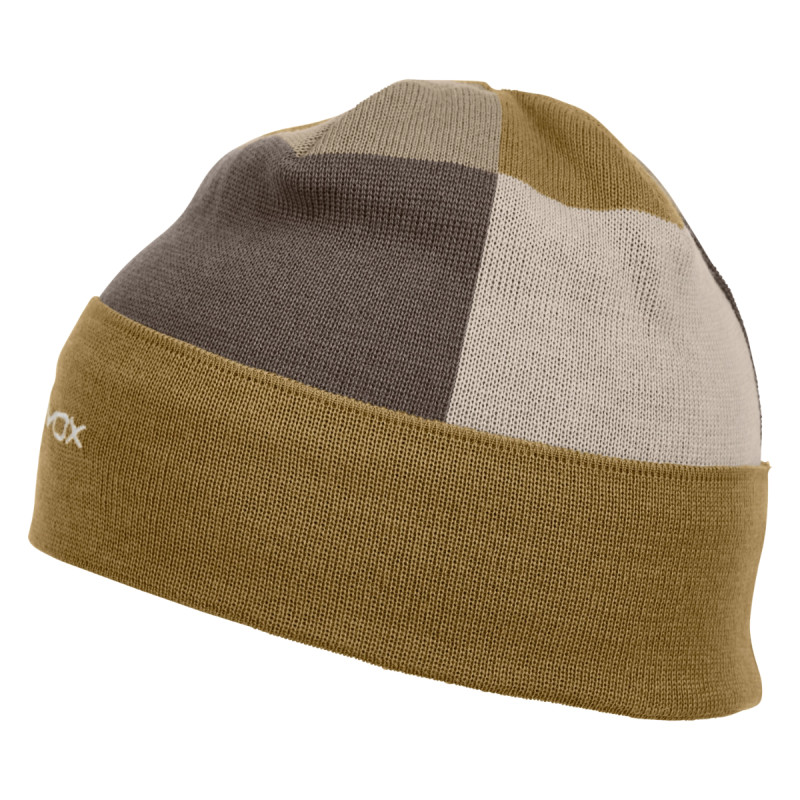 Čiapka Ortovox PATCHWORK BEANIE  - tmavo zelená