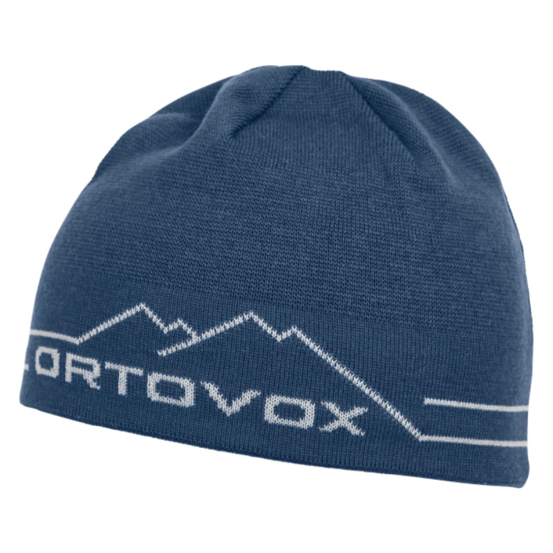 Čiapka Ortovox PEAK BEANIE  - tmavo modrá