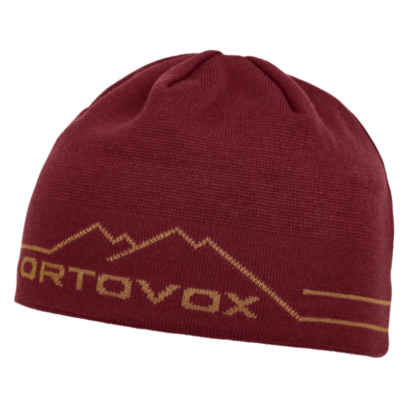 Čepice Ortovox PEAK BEANIE  - červená