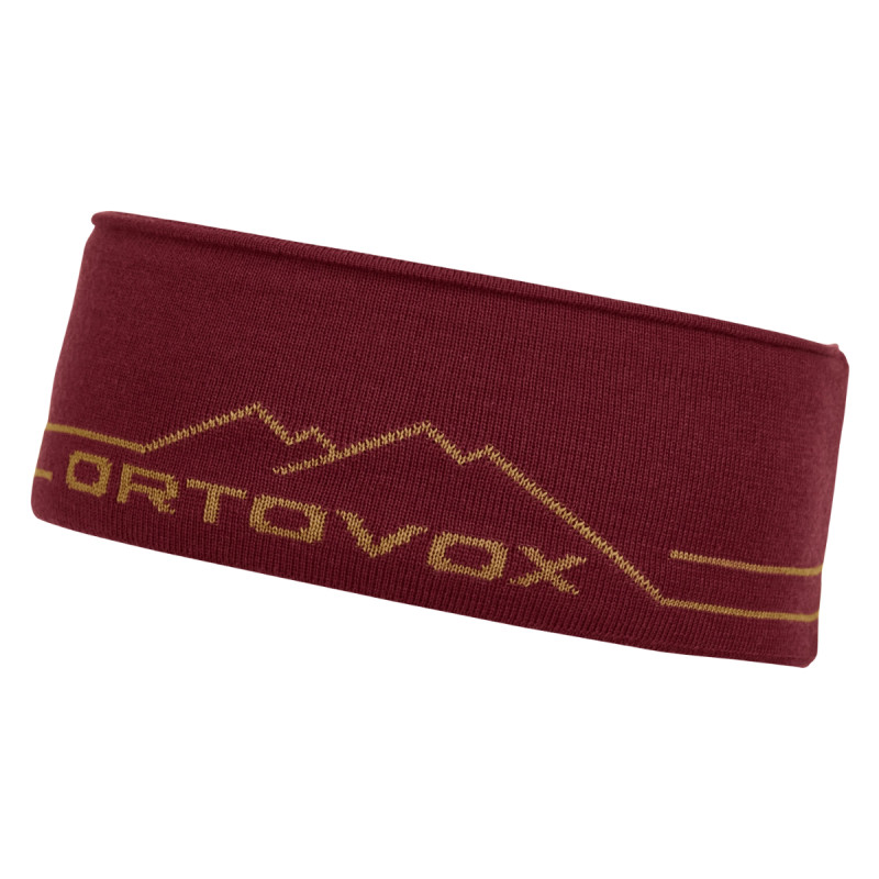 Čelenka Ortovox PEAK HEADBAND  - červená