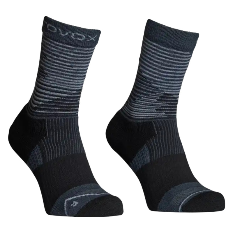 Pánske ponožky Ortovox ALL MOUNTAIN MID SOCKS  - čierna
