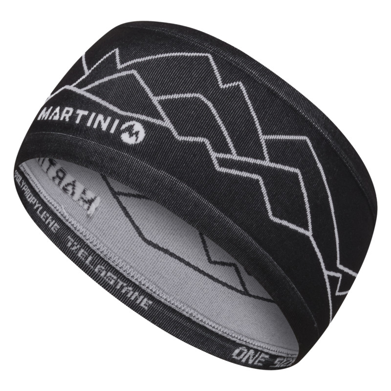Čelenka Martini Sportswear ARGON LIGHT KNITTED HEADBAND  - čierna