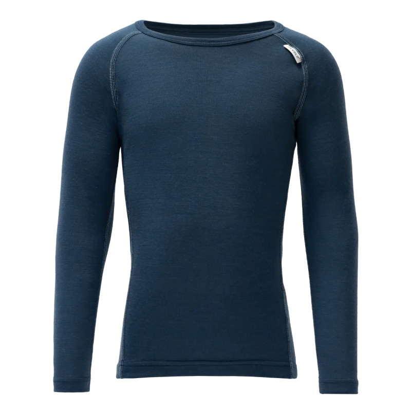 Detské funkčné tričko Devold BREEZE MERINO KID  - tmavo modrá