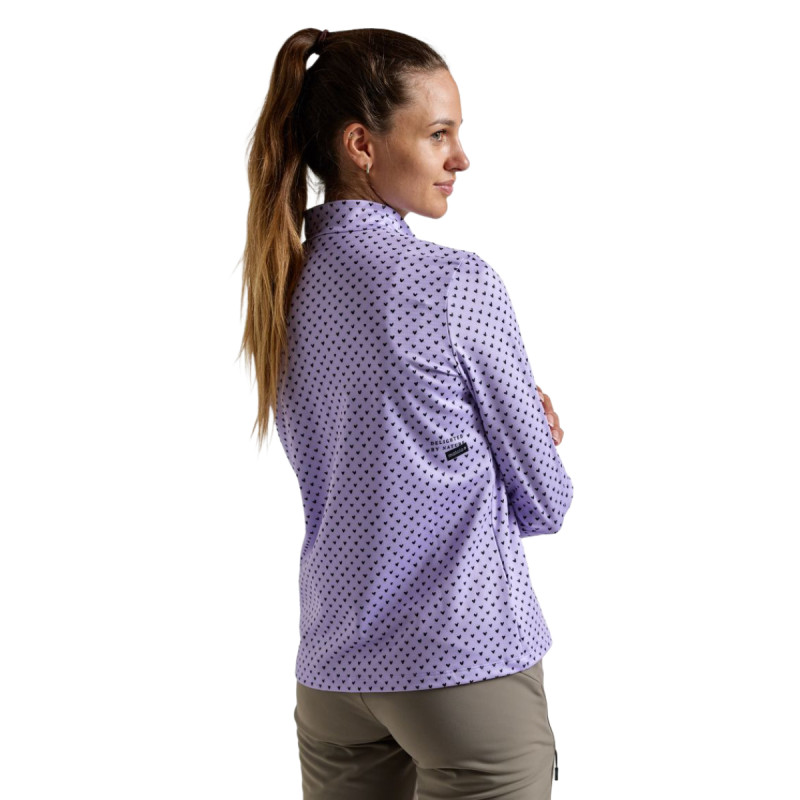 Dámska mikina Maloja SAWANGM. SHIRT  - svetlo fialová