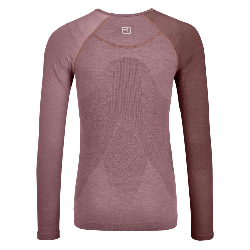 Dámske funkčné tričko Ortovox 120 COMPETITION LIGHT LONG SLEEVE  - tmavo ružová