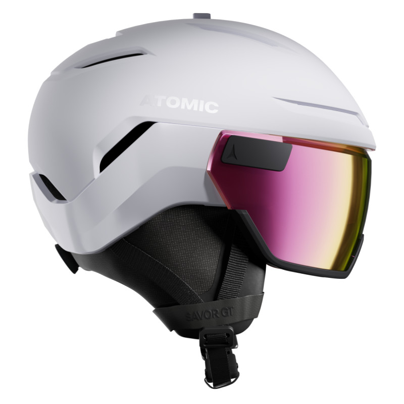Lyžařská helma Atomic SAVOR GT VISOR HD  - bílá