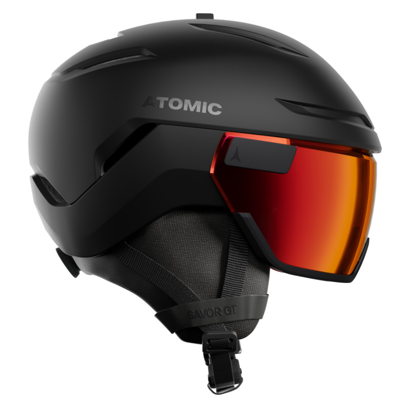 Lyžařská helma Atomic SAVOR GT VISOR STEREO  - černá