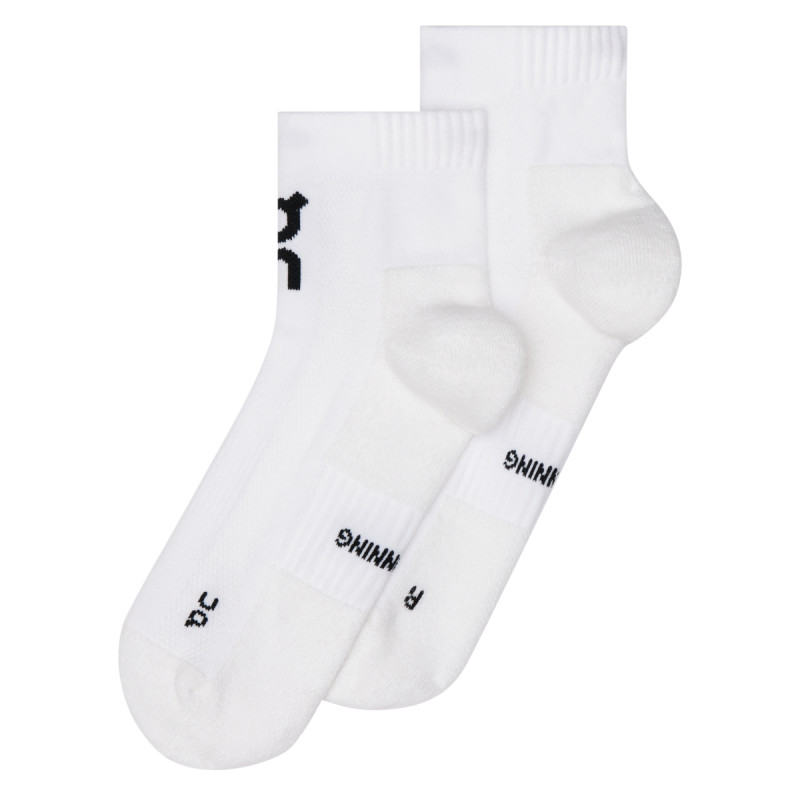 Běžecké ponožky On CORE RUN SOCK MID 2 PÁRY  - bílá