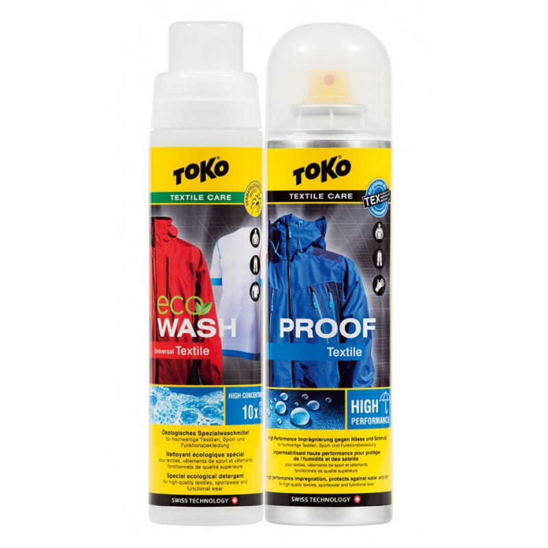 Prací prostriedok Toko ECO TEXTILE 250 ML + TEXTILE PROOF 250 ML