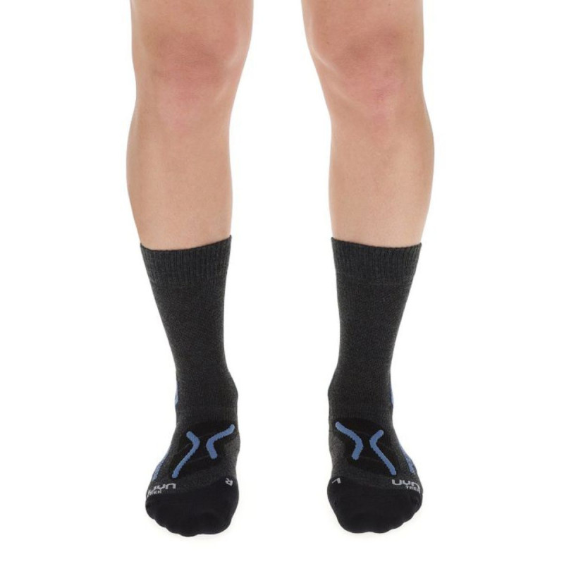 Pánske turistické ponožky UYN TREKKING SUPERLEGGERA  - tmavo šedá