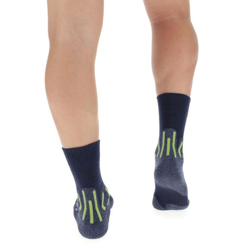 Pánske turistické ponožky UYN TREKKING APPROACH MERINO MID  - tmavo modrá