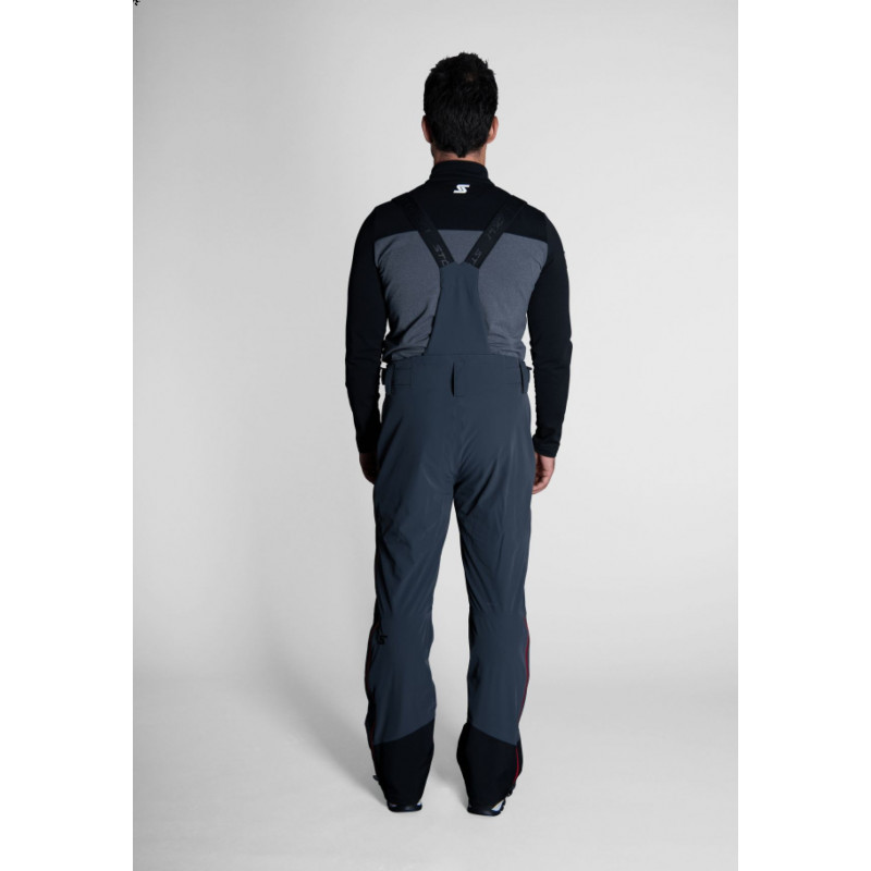 Pánske lyžiarské nohavice Stöckli SKIPANT FULLZIP  - tmavo šedá