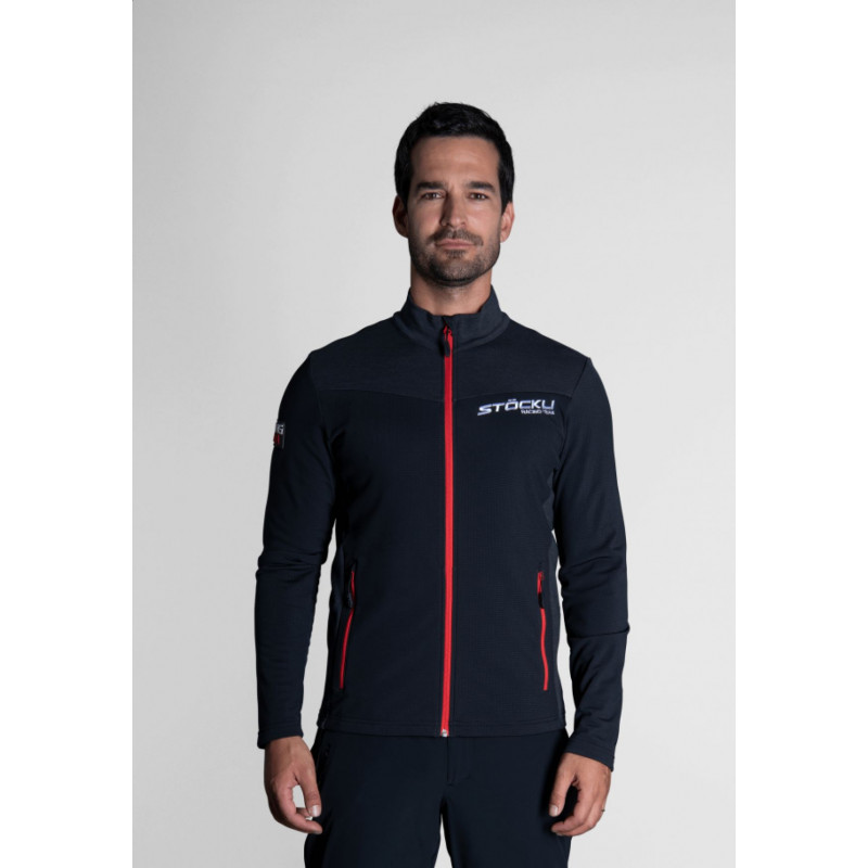 Pánská lyžařská mikina Stöckli WRT TECHNOSTRETCH  - černá