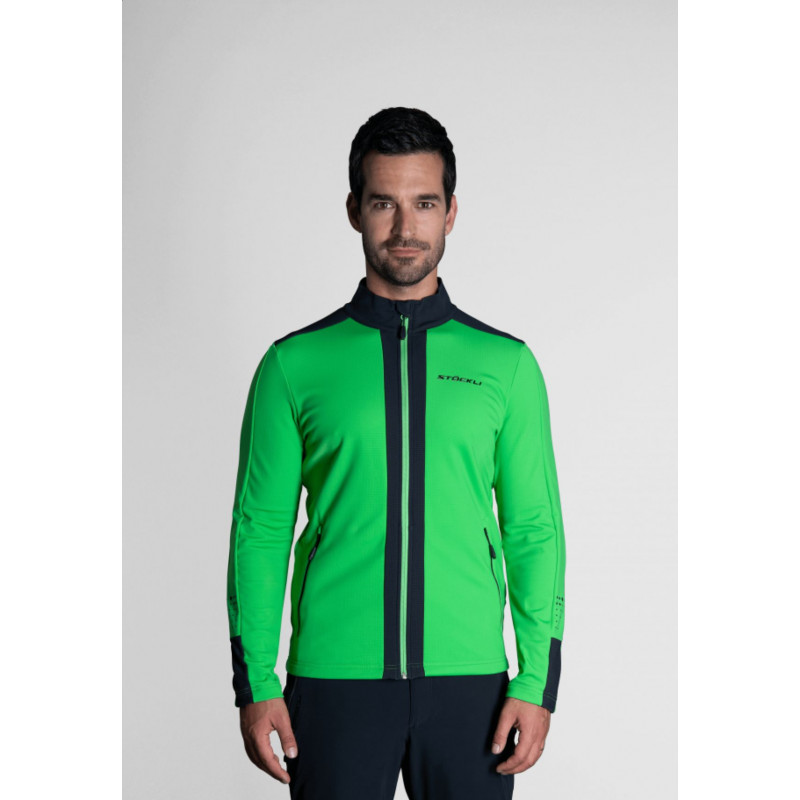 Pánska lyžiarská mikina Stöckli TECHNOSTRETCH  - zelená