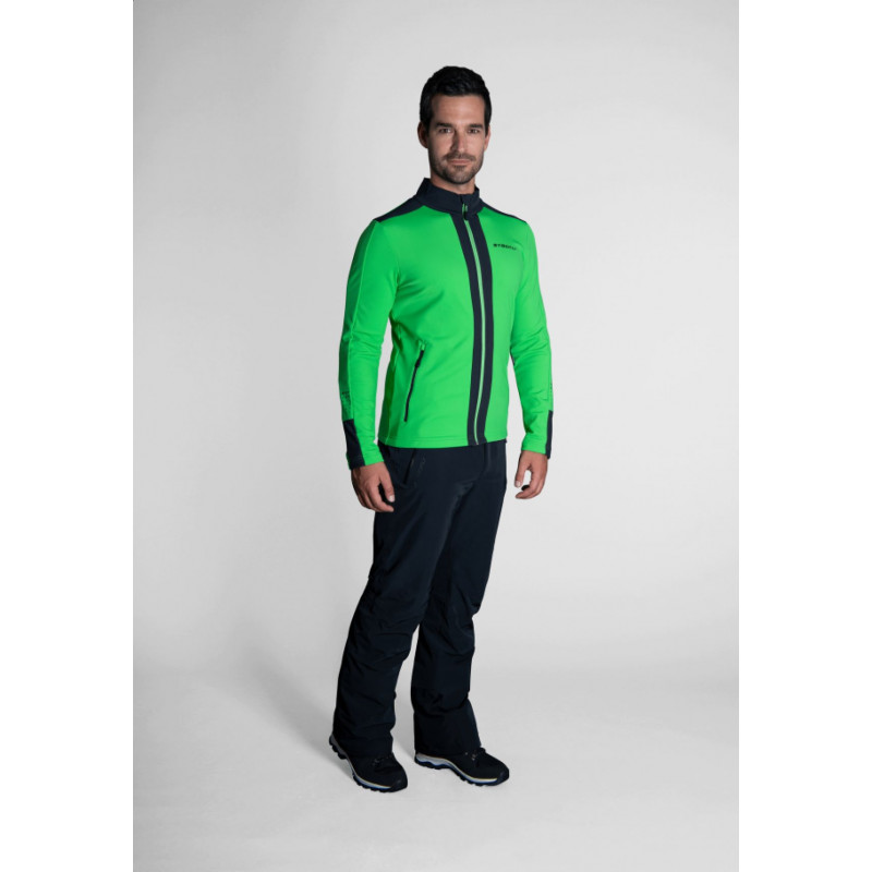 Pánska lyžiarská mikina Stöckli TECHNOSTRETCH  - zelená