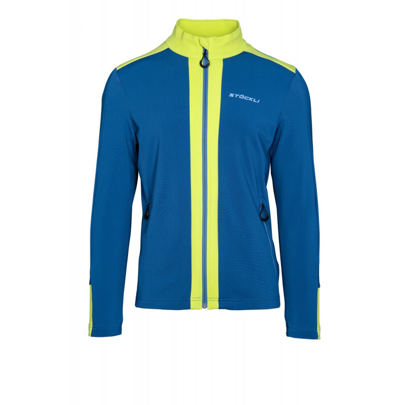 Pánska lyžiarská mikina Stöckli TECHNOSTRETCH  - modrá