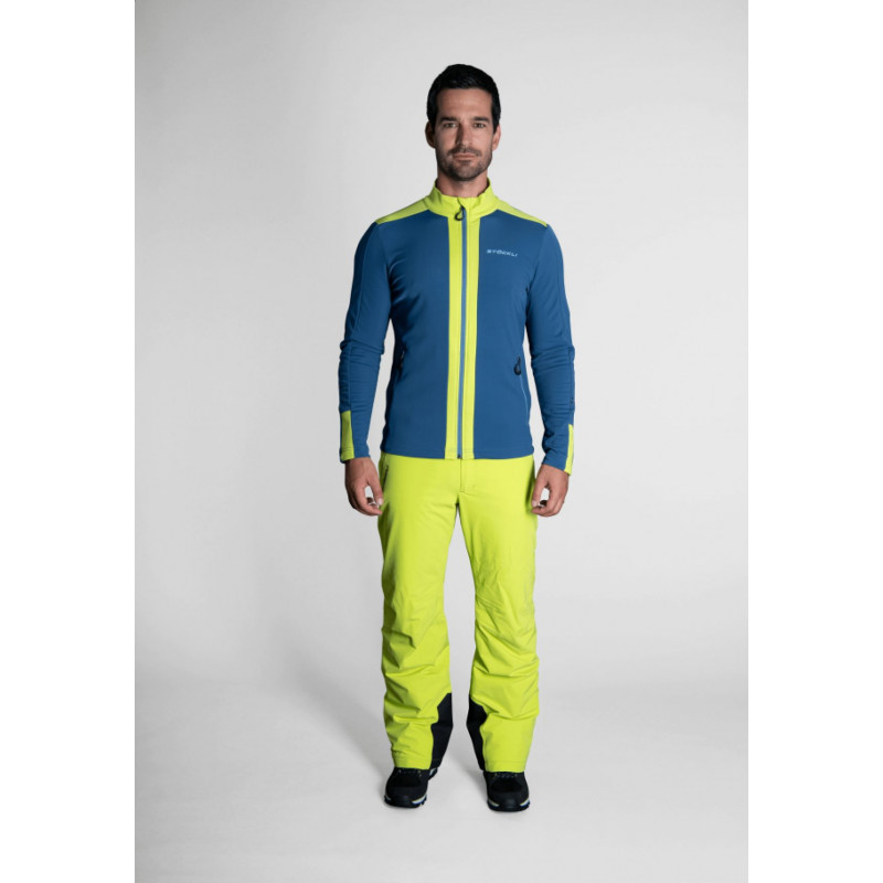 Pánska lyžiarská mikina Stöckli TECHNOSTRETCH  - modrá