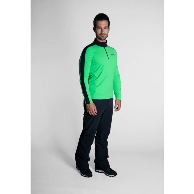 Pánska lyžiarská mikina Stöckli FUNKTIONSSHIRT  - zelená