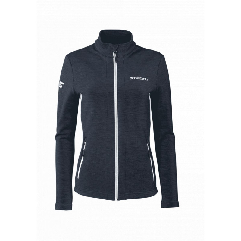 Dámska lyžiarská mikina Stöckli WRT TECHNOSTRETCH  - tmavo šedá