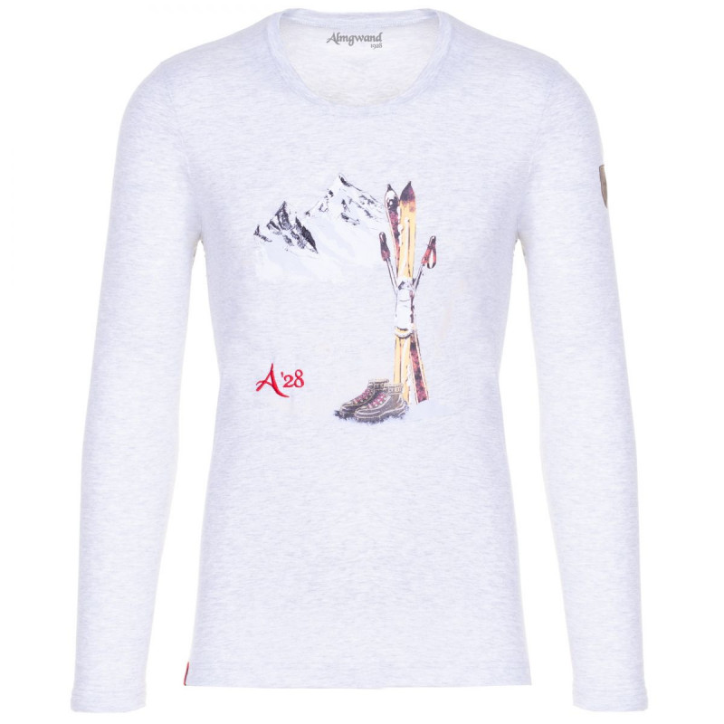 Pánské tričko Almgwand GERSTREITALM  - šedá