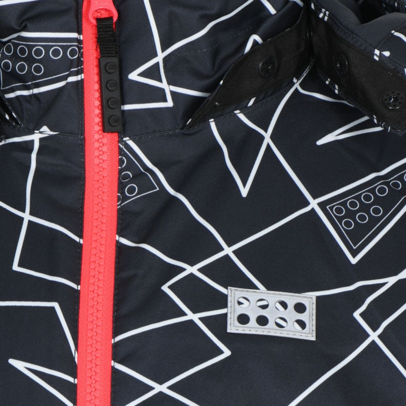 Dievčenská lyžiarská bunda Lego Wear JODIE 702  - tmavo modrá