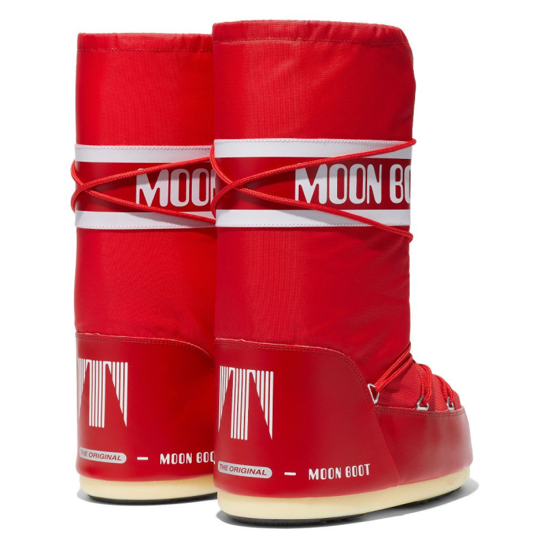 Dámske snehule Moon Boot NYLON  - červená