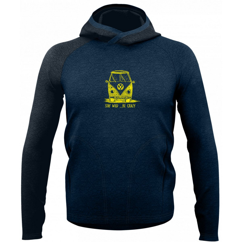 Pánská mikina Crazy JOKER  - modrá