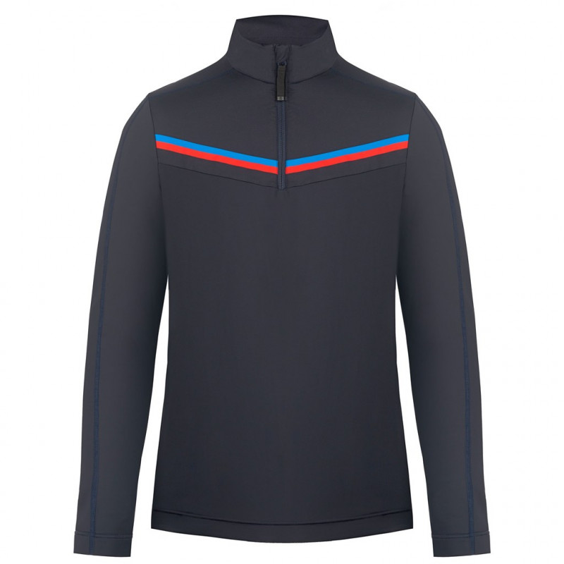 Pánská lyžařská mikina Poivre Blanc W20-1951-MN BASE LAYER SHIRT  - tmavě modrá