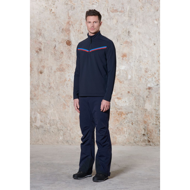 Pánská lyžařská mikina Poivre Blanc W20-1951-MN BASE LAYER SHIRT  - tmavě modrá