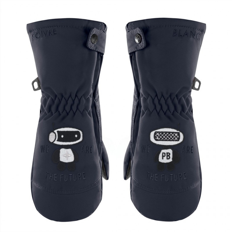 Chlapčenské lyžiarské rukavice Poivre Blanc W20 0973 BBBY SKI  - tmavo modrá