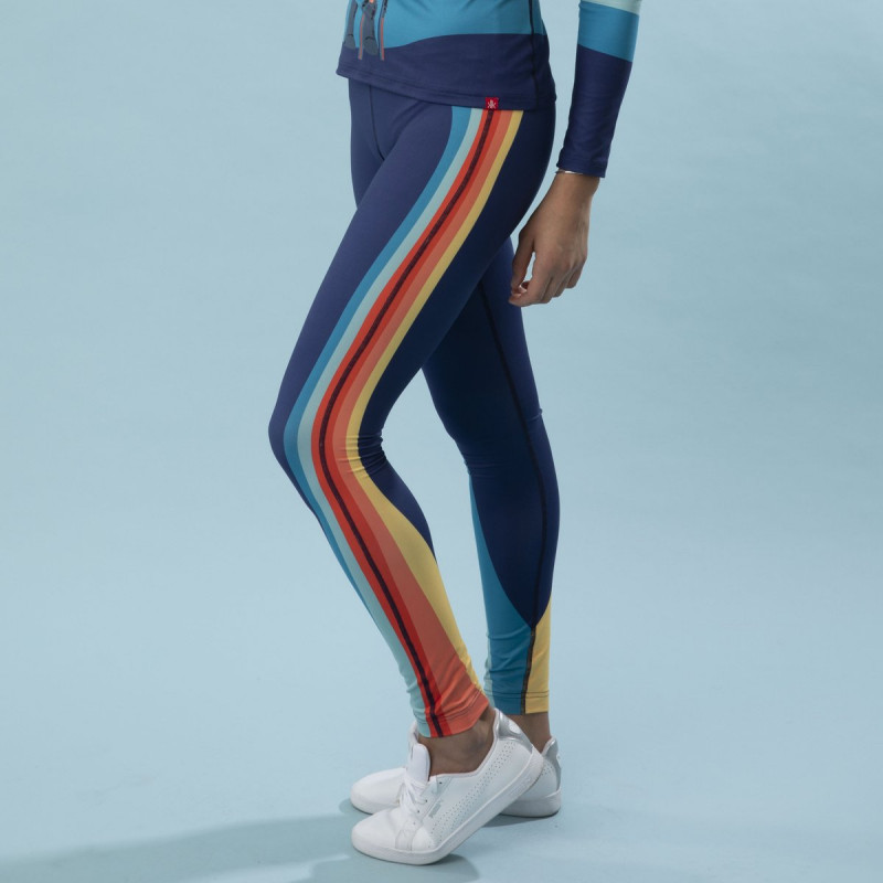 Dámske legíny Krimson Klover PEACE LOVE SKI  - tmavo modrá