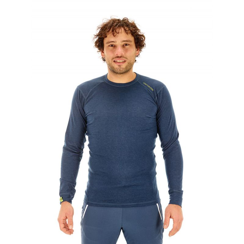 Pánské funkční tričko Ortovox 105 ULTRA LONG SLEEVE  - tmavě modrá