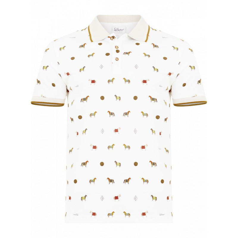 Pánské tričko Luis Trenker BEPPE  - béžová