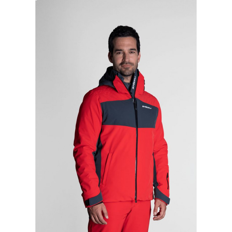 Pánska lyžiarská bunda Stöckli SKIJACKET RACE  - červená