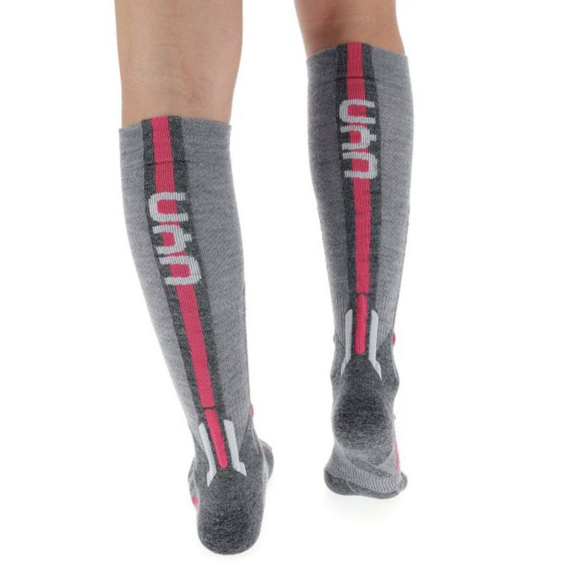 Dámske lyžiarské ponožky UYN SKI MERINO  - šedá