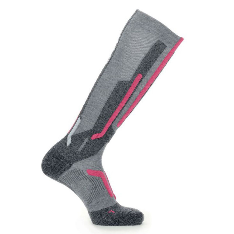 Dámske lyžiarské ponožky UYN SKI MERINO  - šedá