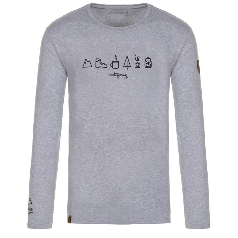 Pánske tričko Almgwand LECHASCHAUERALM  - šedá