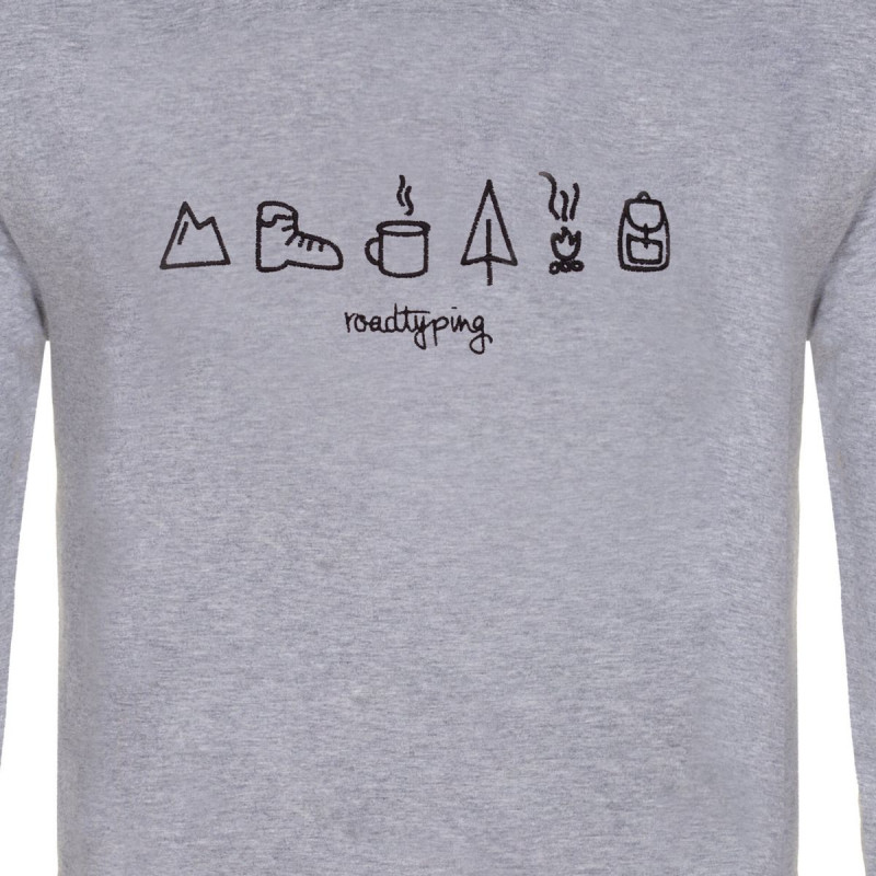 Pánske tričko Almgwand LECHASCHAUERALM  - šedá