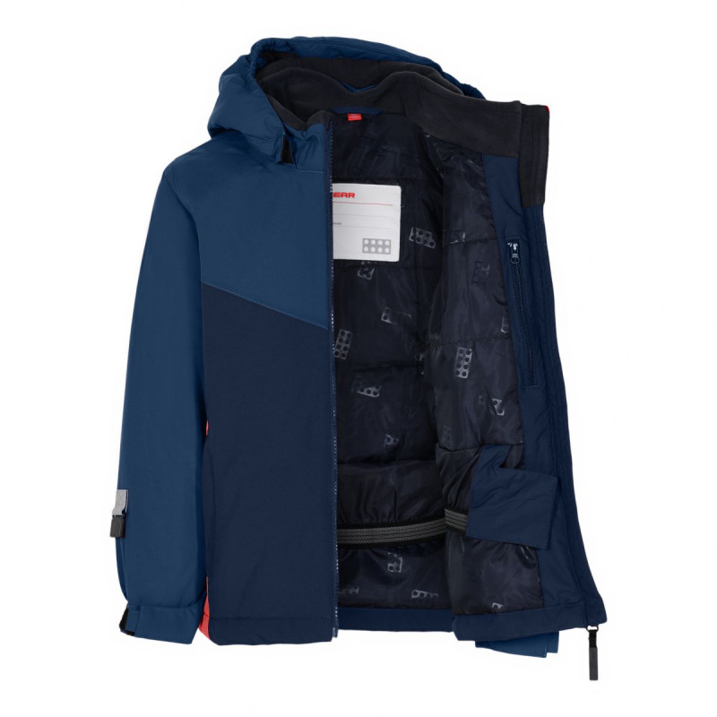 Dievčenská lyžiarská bunda Lego Wear JAZMINE 722  - tmavo modrá