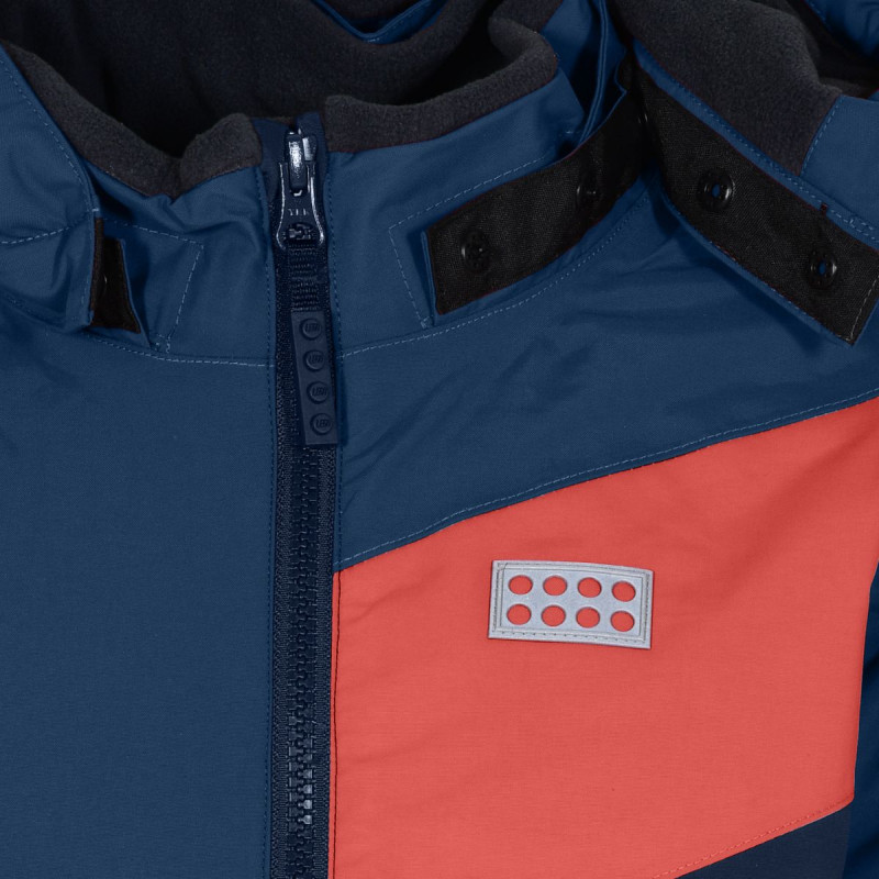 Dievčenská lyžiarská bunda Lego Wear JAZMINE 722  - tmavo modrá